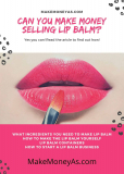 Can You Make Money Selling Lip Balm